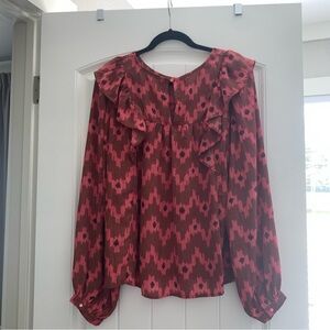 Impressions Red Blouse